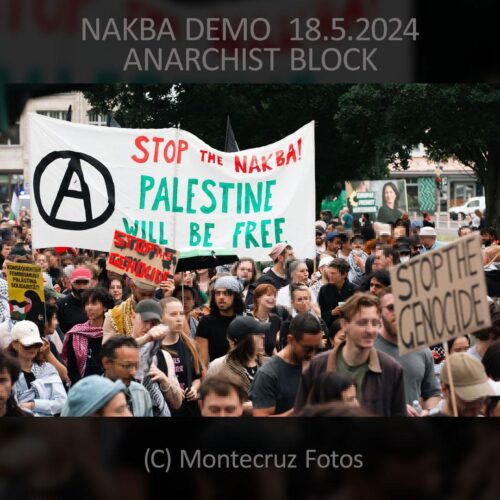 Report: Anarchist & Autonomous Block at Nakba Demo 2024