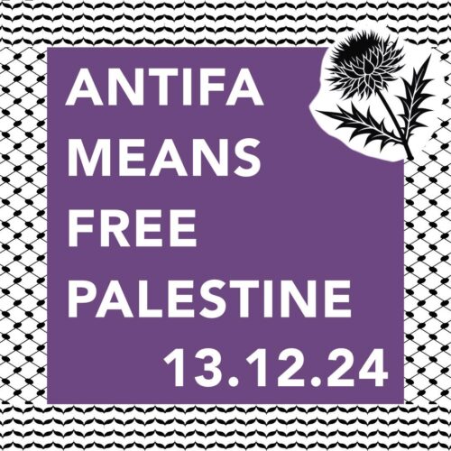 [13.12.2024] 13.12. FRIEDRICHSHAIN: ANTIFA MEANS FREE PALESTINE! KIEZ DEMO AGAINST FORCED DISPLACEMENT AND SETTLER COLONIALISM