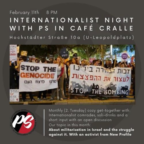 [2025/02/11]Event: Militarization in Israel/Palestine and the struggle against it