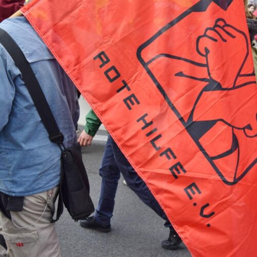 Redebeitrag „Rote Hilfe e.V. OG Berlin", 6.7.2025 Demo „Brennt alle Knäste nieder"